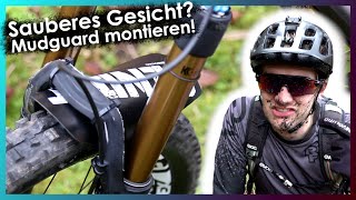 Mudguard am MTB montieren Nie wieder Dreck im Gesicht [upl. by Gladis]