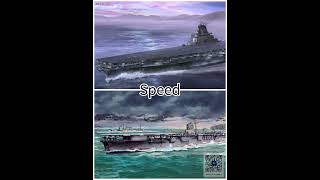 IJN Kaga vs IJN Shinano battleship imperialjapan ww2 navy yamato aircraftcarrier seaofjapan [upl. by Stanwin]