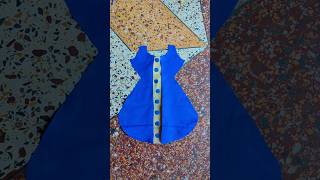 👗 frock ki cutting and design easy tips vairalvideo fashion youtubeshorts [upl. by Giamo898]