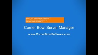 How to Save Windows Event Log Files on a StandAlone Air Gapped Machine for JSIG Compliance [upl. by Eisler]