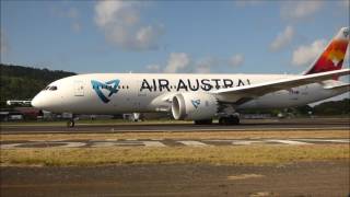 Air Austral landing end take off Mayotte airport [upl. by Arno843]