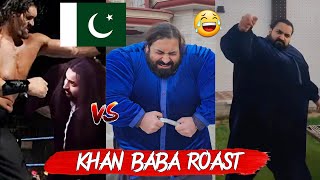 Great Khali vs Khan baba fight  Pakistani hulk khan baba roast [upl. by Ragg64]