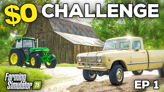 STARTING WITH 0  Farming Simulator 25  Survival Challenge  Episode 1 [upl. by Kceb]