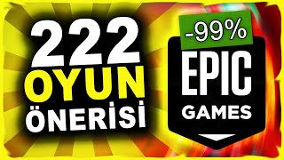 EPIC GAMES YILBAŞI İNDİRİMLERİ 222 OYUN ÖNERİSİ 33 İndirim Kuponu [upl. by Sondra331]