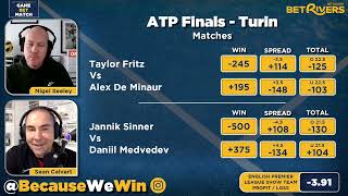 ATP Tour Finals in Turin  Predictions amp Picks for Thursdays Matches [upl. by Adyahs]