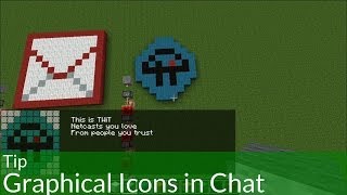 Tip Graphical Icons in Minecraft Chat [upl. by Atsirhcal]