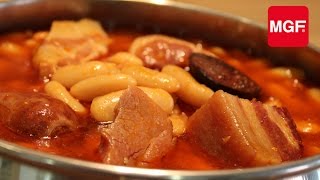 Fabada en OLLA a presión NOVA  Receta Magefesa [upl. by Hctub]