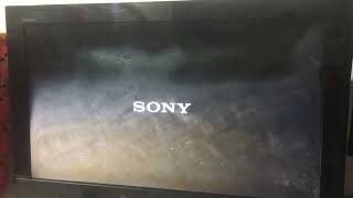 Sony LCD TV KLV32BX300 Startup [upl. by Sisak577]