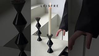 How to Add Vintage Charm to Your Home with a French Retro Wooden CandlestickCandleHolder RusticHom [upl. by Kezer284]