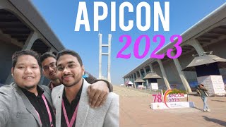 Attending National conference for the first time Apicon 2023  Day 1  Ahmedabad 🔥 🔥 [upl. by Yereffej]