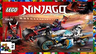 LEGO instructions  Ninjago  70639  Street Race of Snake Jaguar Book 2 [upl. by Thorpe768]