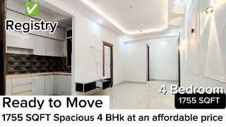 69 Lacs मैं 1755 SQFT 4 Bhk semi furnished flat near Gaur chowk 10 Min distance [upl. by Allianora]