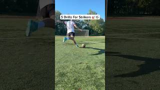 5 Drills for Strikers ⚽️🎯 football youtubeshorts soccerskills [upl. by Hammock]