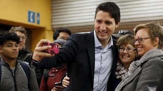 Justin Trudeau surprises Montreal commuters [upl. by Felipa831]