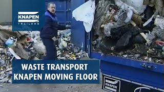 Waste transport with KNAPEN moving floor [upl. by Ros]