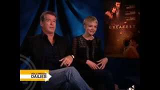 Hollywood Dailies Pierce Brosnan amp Carey Mulligan Interview 2010 [upl. by Nessim]