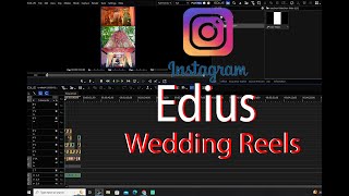 How to make instagram reels in edius II Edius 789X [upl. by Raskin]