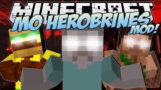 Minecraft  HEROBRINES MOD Dr Trayaurus Captures Herobrine  Mod Showcase [upl. by Anneyehc333]