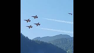 Zigermeet Mollis Patrouille Suisse F5 Tiger [upl. by Llenol994]