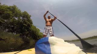 Stand Up Paddle Surfing and Paddle Boarding on the Barnegat Bay Ocean County New Jersey [upl. by Kazue]