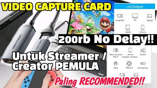 VENTION VIDEO CAPTURE CARD  USB TO HDMI GAME RECORD AND LIVE STREAMING REVIEW AND TEST [upl. by Philemol18]