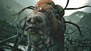 Resident Evil 8 Village  Moreau Boss Fight amp Transformation 4K 60FPS [upl. by Becca802]