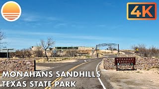 Monahans Sandhills Texas State Park Drive with me through a Texas state park [upl. by Rebbecca]