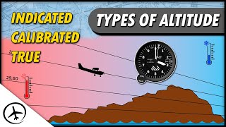 Types of Altitude Indicated Calibrated and True [upl. by Melisenda]