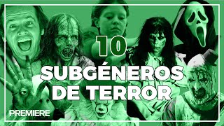 ¿Cuáles son los subgéneros del terror [upl. by Magda13]