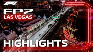 FP2 Highlights  2023 Las Vegas Grand Prix [upl. by Kylah]