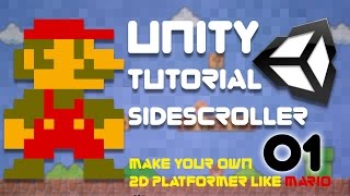 Unity Tutorial  2D Side Scroller Super Platformer Bros Episode 1  Project Set Up [upl. by Yldarb77]