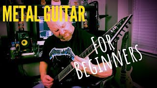 METAL GUITAR FOR BEGINNERS 6 Techniques You MUST Learn [upl. by Daisy395]