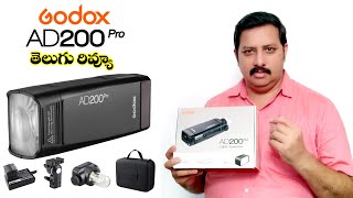 Godox AD200 Pro Telugu Review [upl. by Broadbent]