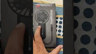 Portronics Dual Breeze Mini Portable Fan shorts portronics portablefan [upl. by Rehposirhc]