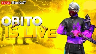 FREE FIRE LIVE TELUGU 🔴 OBITOOFFICIALGAMING Freefiretelugu OOG [upl. by Eak868]