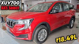 Xuv700 का Most VFM Verient 👌🤑  2025 Mahindra XUV700 AX5 Select  Xuv700 [upl. by Holcman]