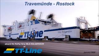 A trip to Rostock on the TTLine ferry NILS HOLGERSSON [upl. by Scheider]