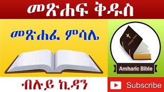 Amharic Audio Bible Proverbs  Ethiopian Amharic Bible Reading [upl. by Triley861]