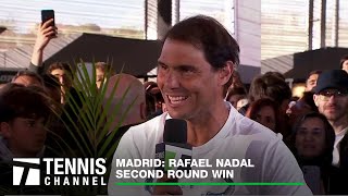 Rafael Nadal on His Success in Madrid Fatherhood and Future Tennis Dreams  Madrid Second Round [upl. by Southworth]