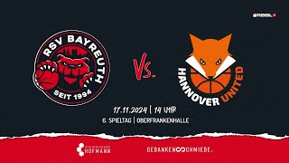 🔴🏀 RSV Bayreuth 🆚 Hannover United  RBBL  Rollstuhl Basketball Bundesliga [upl. by Shank]