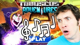 TOBUSCUS ADVENTURES WIZARDS TITLE SCREEN THEME SONG [upl. by Kerk191]