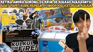 KETIKA ANDRA BORONG ES KRIM SE KULKAS KULKASNYA BUAT DAPET KODE REDEEM DI INDOFOOD ICE CREAM KULKUL [upl. by Edgell]