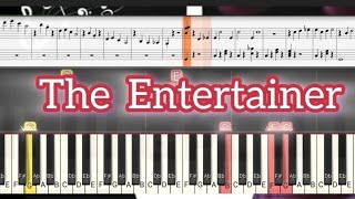 THE Entertainer  Easy  Piano Fácil [upl. by Dana961]