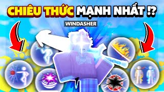 ROBLOX  Mình XẾP HẠNG Tất Cả CHIÊU THỨC Trong BLADE BALL   Windasher [upl. by Alegna]