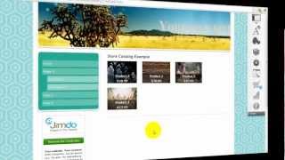 How to Insert eCommerce Store Catalog Element into Jimdo by wwwWebsiteBuilderExpertcom [upl. by Ahsenak174]