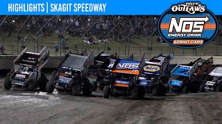 World of Outlaws NOS Energy Drink Sprint Cars Skagit Speedway September 2 2022  HIGHLIGHTS [upl. by Baillie]