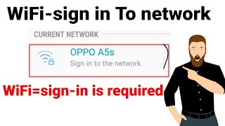 sign in to network wifi problemsign in to wifi network androidwhat does sign in to wifi network [upl. by Liscomb516]