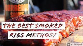 The BEST Smoked Ribs Method  NOT 321 [upl. by Srevart]