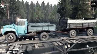 SPINTIRES 2014  The Hill Map  ZIL 130  Full Trailer [upl. by Berthoud]