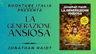 Presentazione Libro “LA GENERAZIONE ANSIOSA” di Jonathan Haidt [upl. by Anai]